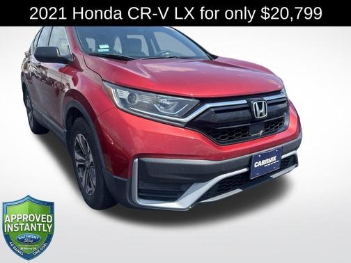 Radiant Red Metallic 2021 Honda CR-V LX