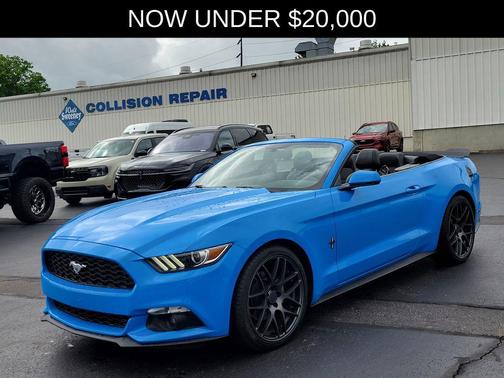 Grabber Blue 2017 Ford Mustang EcoBoost Premium