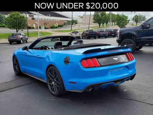 Grabber Blue 2017 Ford Mustang EcoBoost Premium
