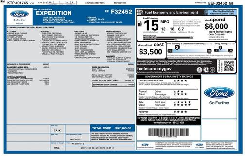 Tuxedo Black Metallic 2014 Ford Expedition Limited