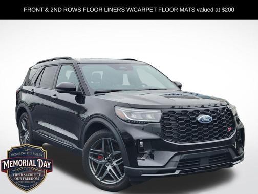 Black Metallic 2025 Ford Explorer ST
