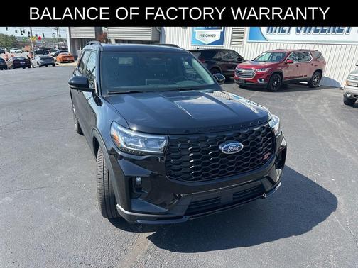 Black Metallic 2025 Ford Explorer ST