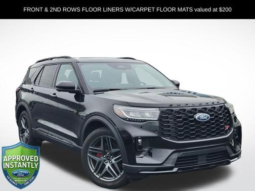 Black Metallic 2025 Ford Explorer ST