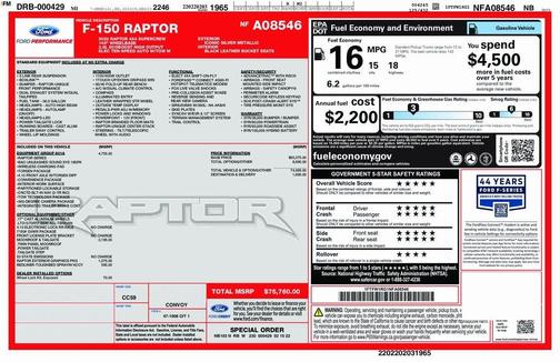 2022 Ford F-150 Raptor