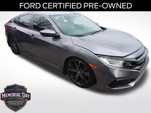 Modern Steel Metallic 2020 Honda Civic Sport
