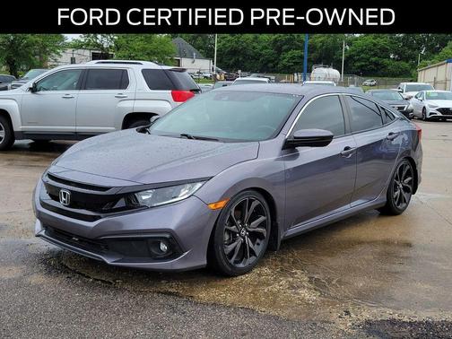 Modern Steel Metallic 2020 Honda Civic Sport