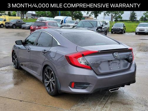 Modern Steel Metallic 2020 Honda Civic Sport
