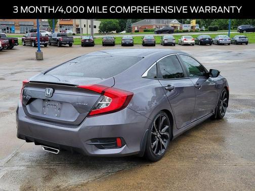 Modern Steel Metallic 2020 Honda Civic Sport