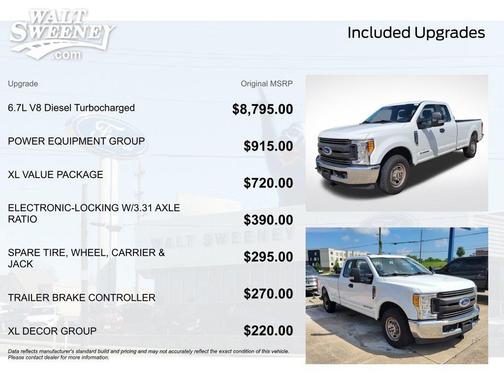 Oxford White 2017 Ford F-350 XL