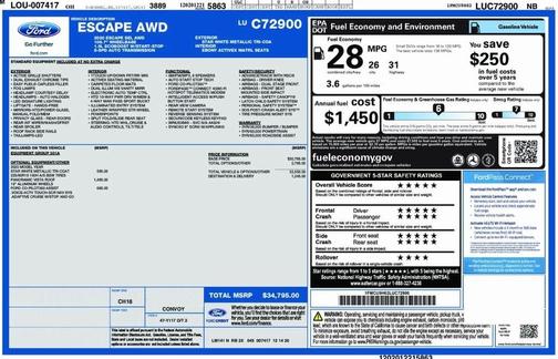 2020 Ford Escape SEL