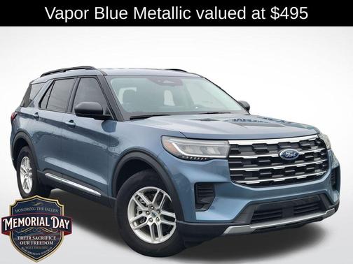 Vapor Blue 2025 Ford Explorer Active