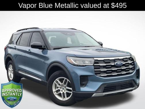 Vapor Blue 2025 Ford Explorer Active