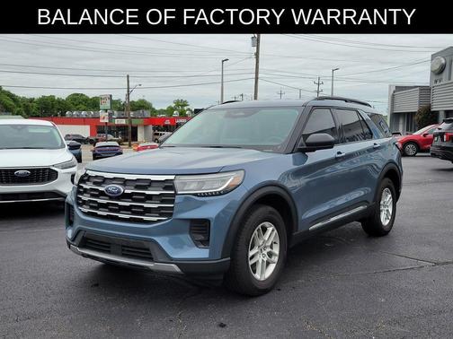 Vapor Blue 2025 Ford Explorer Active