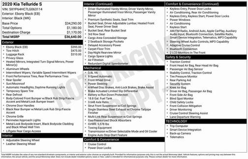 2020 Kia Telluride S