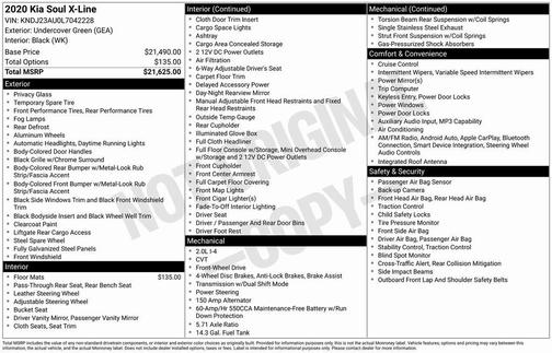 2020 Kia Soul X-Line