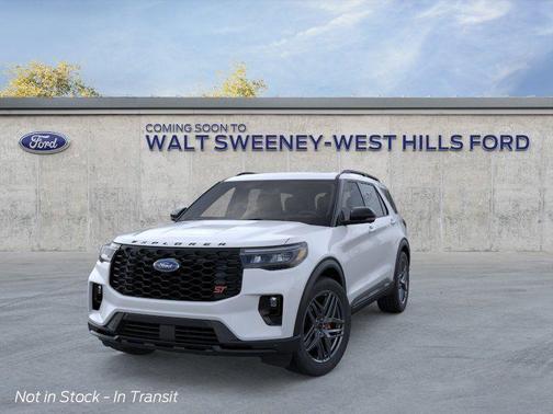 Space White Metallic 2026 Ford Explorer ST