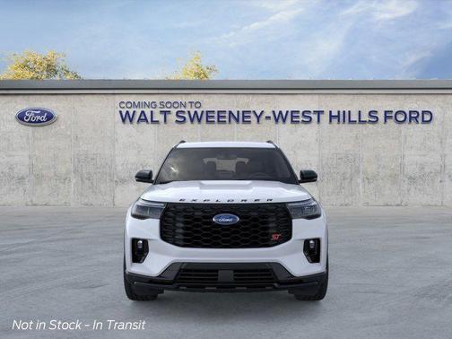 Space White Metallic 2026 Ford Explorer ST