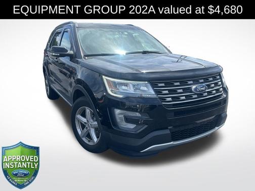 Shadow Black 2017 Ford Explorer XLT