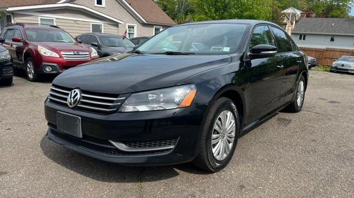 Black 2014 Volkswagen Passat 1.8T Auto S Sedan