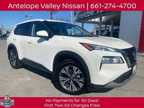 White 2023 Nissan Rogue SV