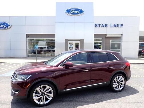 Burgundy 2017 Lincoln MKX Reserve