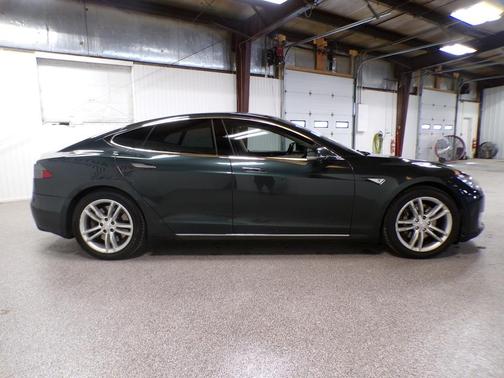 Gray 2014 Tesla Model S Performance