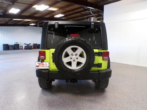 Green 2016 Jeep Wrangler Unlimited Sport