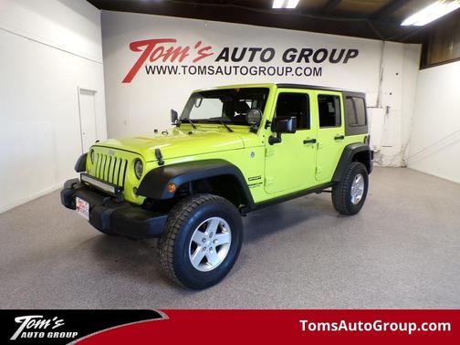 Green 2016 Jeep Wrangler Unlimited Sport
