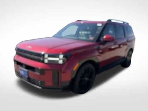 Red 2025 Hyundai SANTA FE HEV Calligraphy