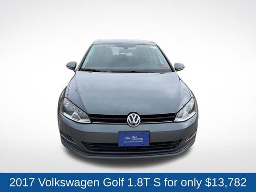 Platinum Gray Metallic 2017 Volkswagen Golf TSI WOLFSBURG 4-DOOR