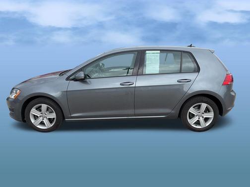 Platinum Gray Metallic 2017 Volkswagen Golf TSI WOLFSBURG 4-DOOR