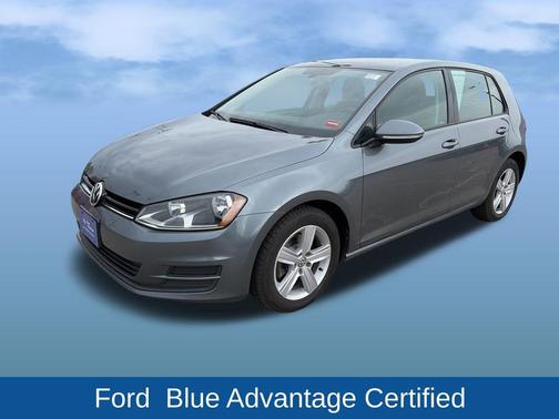 Platinum Gray Metallic 2017 Volkswagen Golf TSI WOLFSBURG 4-DOOR