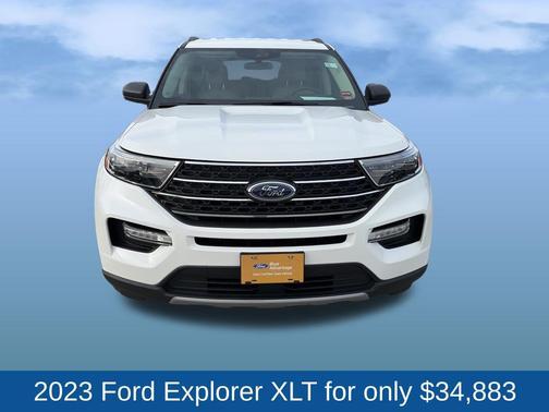 STAR WHITE MET TRI-COAT 2023 Ford Explorer XLT