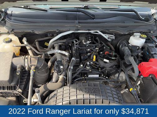 CACTUS GRAY 2022 Ford Ranger LARIAT