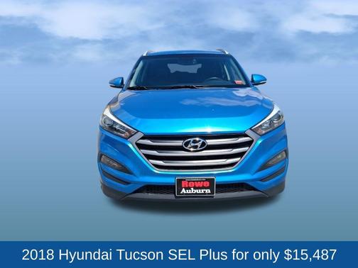 Caribbean Blue 2018 Hyundai TUCSON SEL PLUS