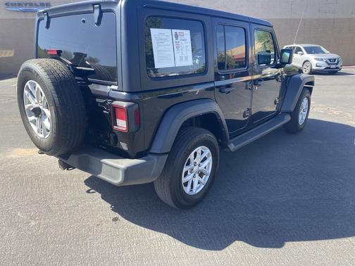 Black Clearcoat 2023 Jeep Wrangler Sport S