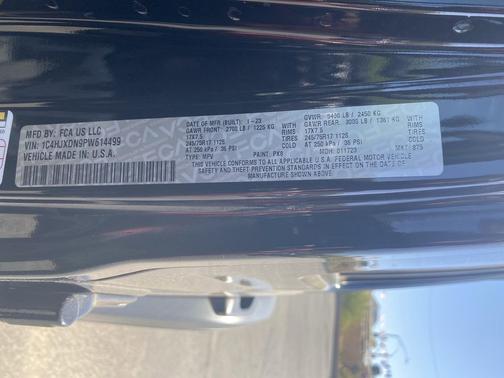 Black Clearcoat 2023 Jeep Wrangler Sport S