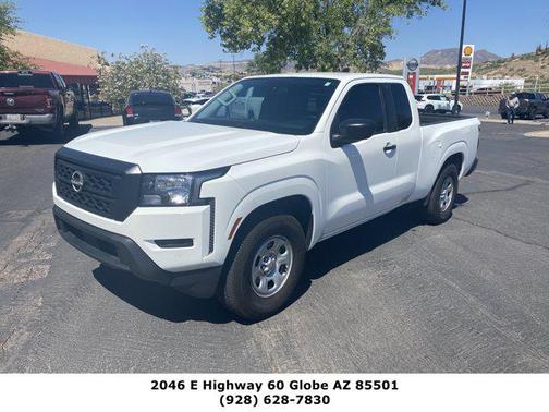 Glacier White 2022 Nissan Frontier S