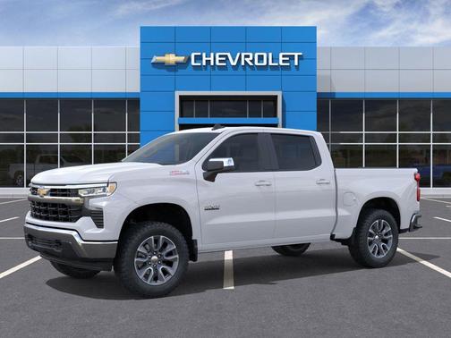 Summit White 2026 Chevrolet Silverado 1500 LT