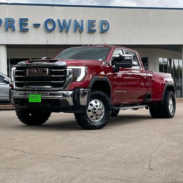 Volcanic Red Tintcoat 2024 GMC Sierra 3500 SLT