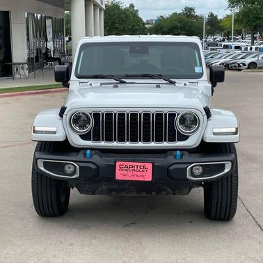 Bright White Clearcoat 2024 Jeep Wrangler 4xe Sahara