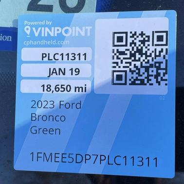 2023 Ford Bronco Black Diamond