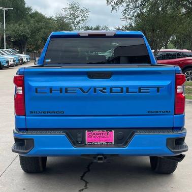 Riptide Blue Metallic 2025 Chevrolet Silverado 1500 Custom