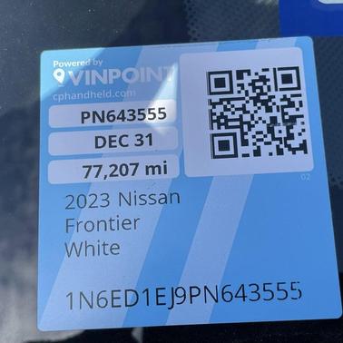 2023 Nissan Frontier SV