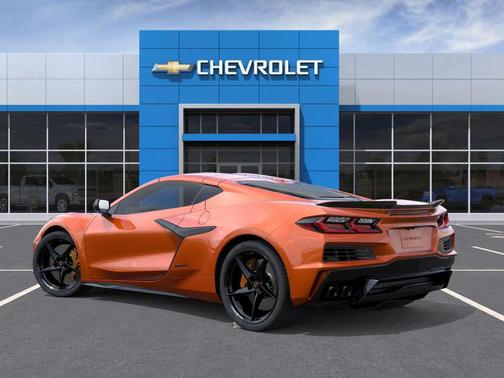 Sebring Orange Tintcoat 2025 Chevrolet Corvette E-Ray RWD Coupe 1LZ