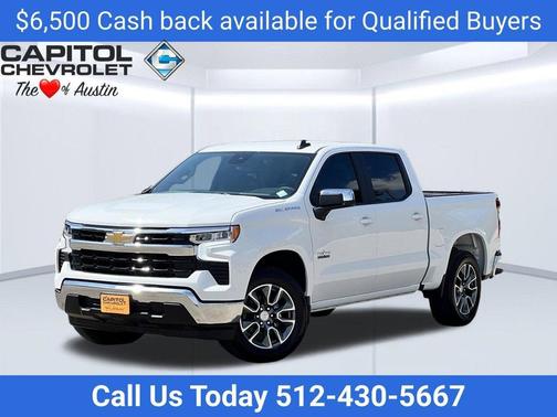Summit White 2026 Chevrolet Silverado 1500 LT