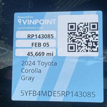 2024 Toyota Corolla LE