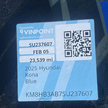 2025 Hyundai KONA SEL
