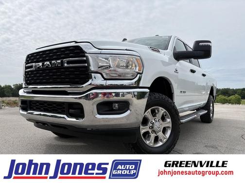 Bright White Clearcoat 2024 RAM 2500 Big Horn Crew Cab 4x4 6'4' Box