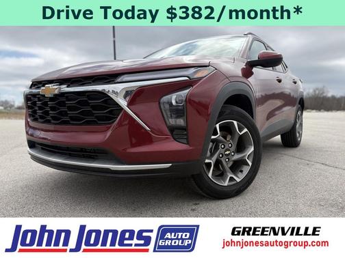 Crimson Metallic 2025 Chevrolet Trax LT